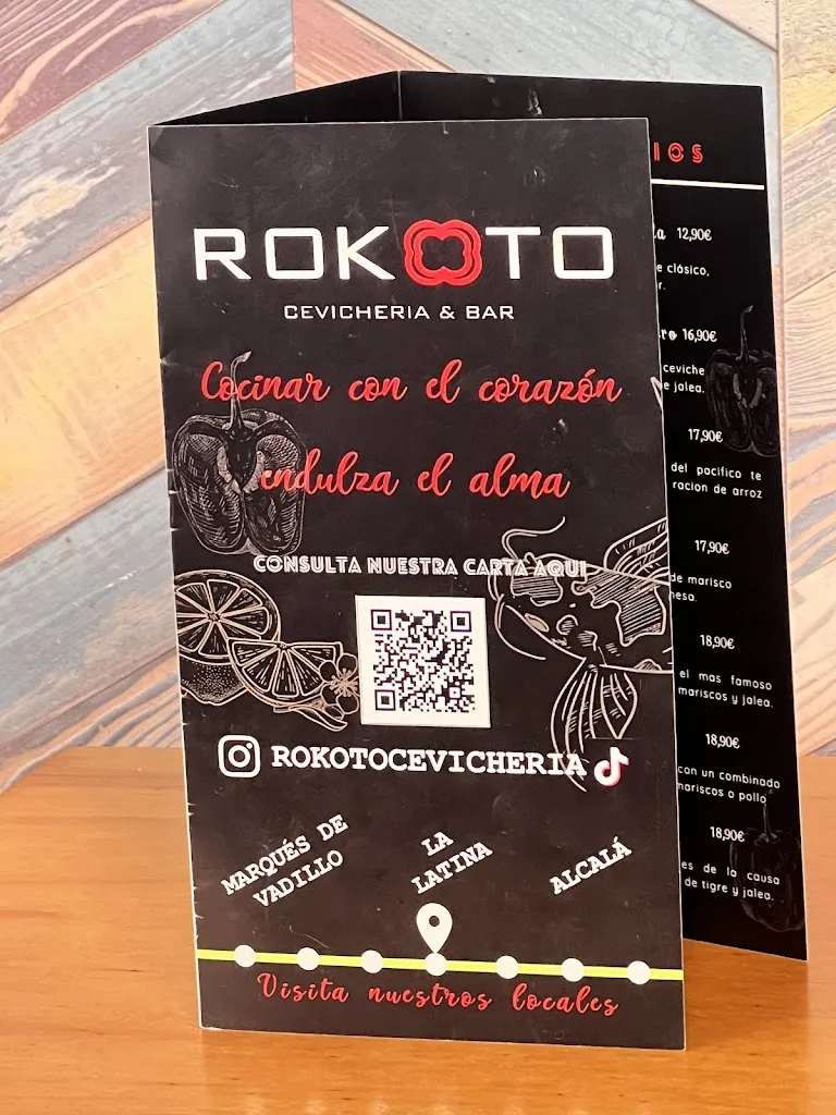 Menu_Cevicheria ROKOTO La Latina_Latina_immagine_2