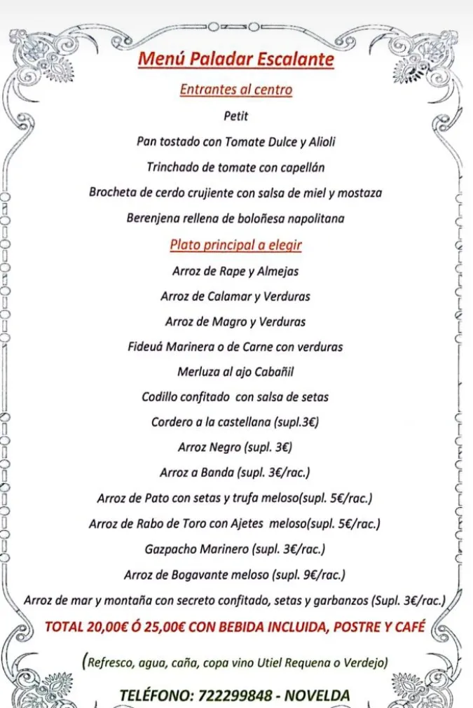 Menu_Paladar Escalante_Novelda_image_1