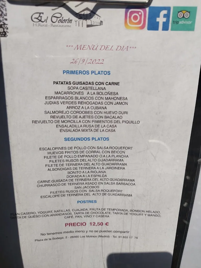 Menu_El Colorín_Los Molinos_image_2