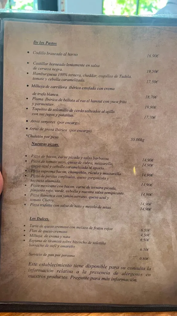 Menu_La Esquina By Milano_Leganés_image_2