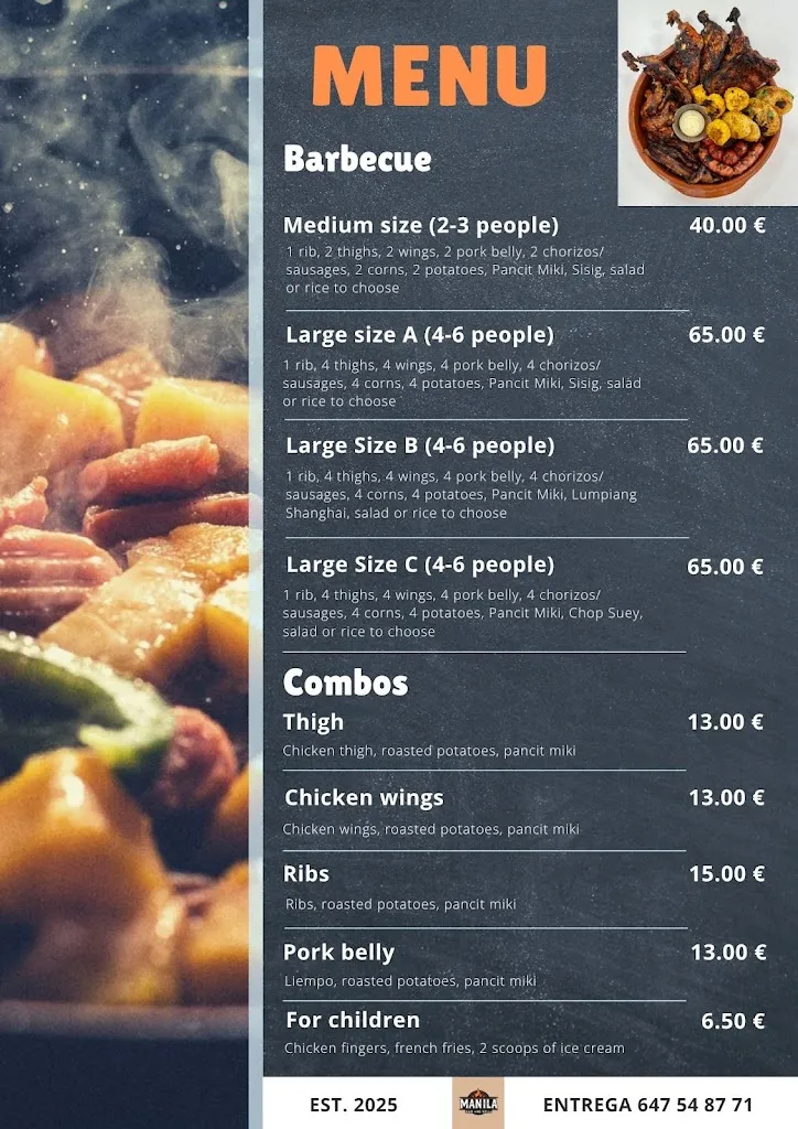 Menu_Manila Bar & Grill_Novelda_image_1