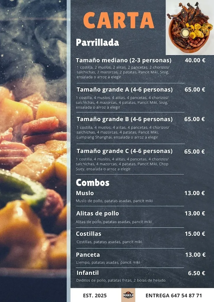 Menu_Manila Bar & Grill_Novelda_image_3