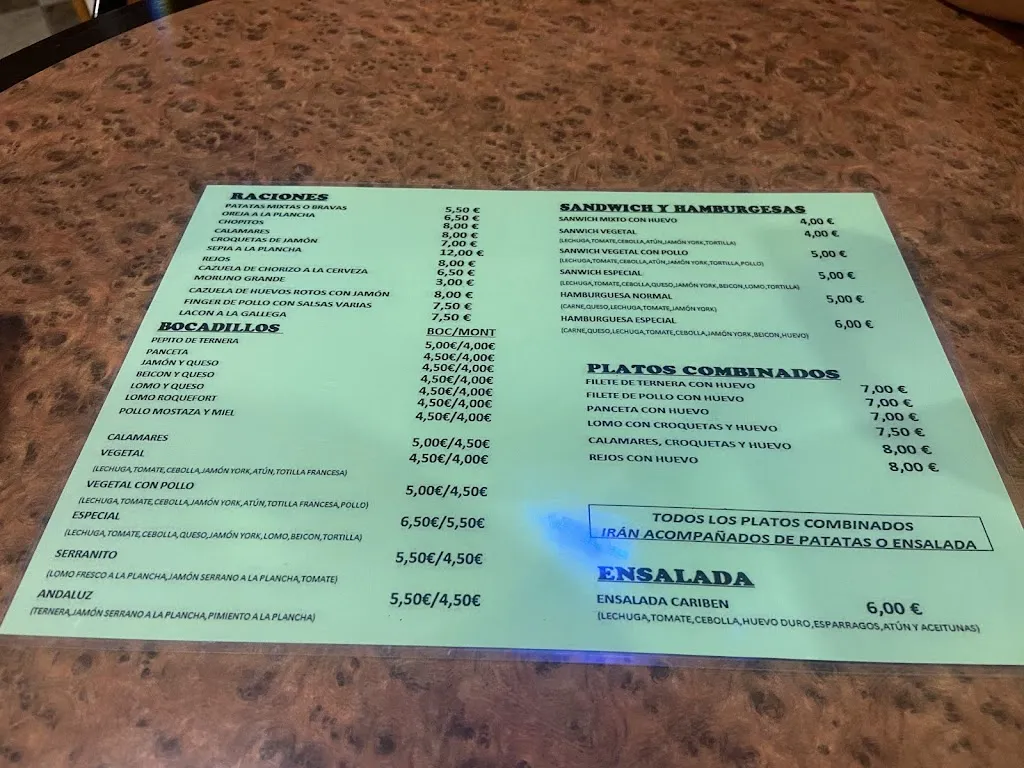 Menu_Cafetería Cariben_Loeches_image_1