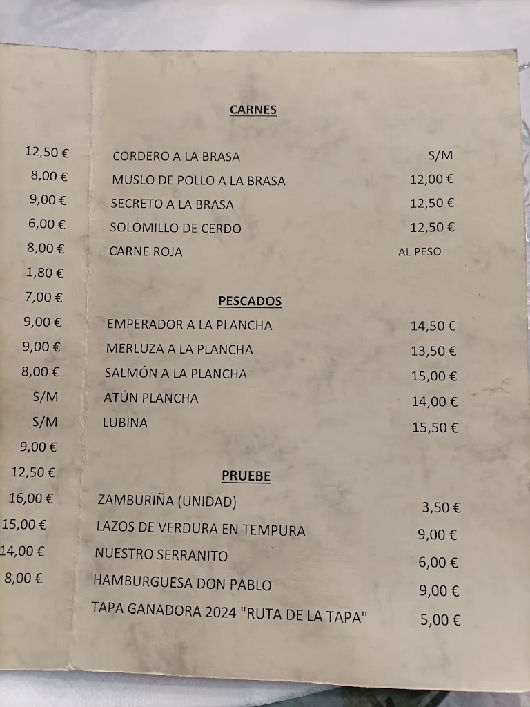 Menu_Restaurant La Ferradura_Novelda_image_2