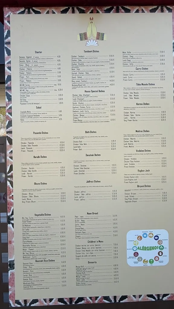 Menu_Restaurante Namaste Nepal_Majadahonda_image_1