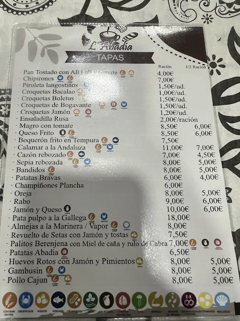 Menu_Café L´ Abadía l Restaurante Novelda_Novelda_image_1