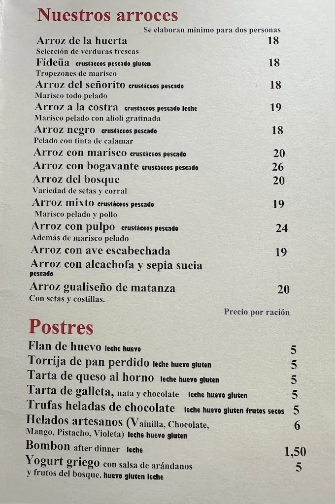 Menu_Arroz y cañas_Guadalix de la Sierra_image_1