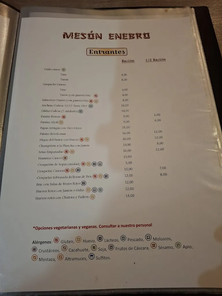 Menu_Mesón Enebro_Guadalix de la Sierra_image_4