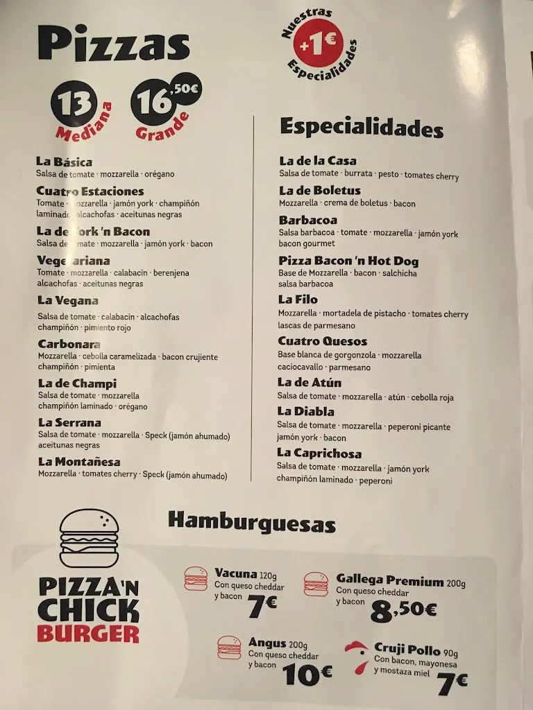 Menu_Pizza’n chick_Guadalix de la Sierra_image_4