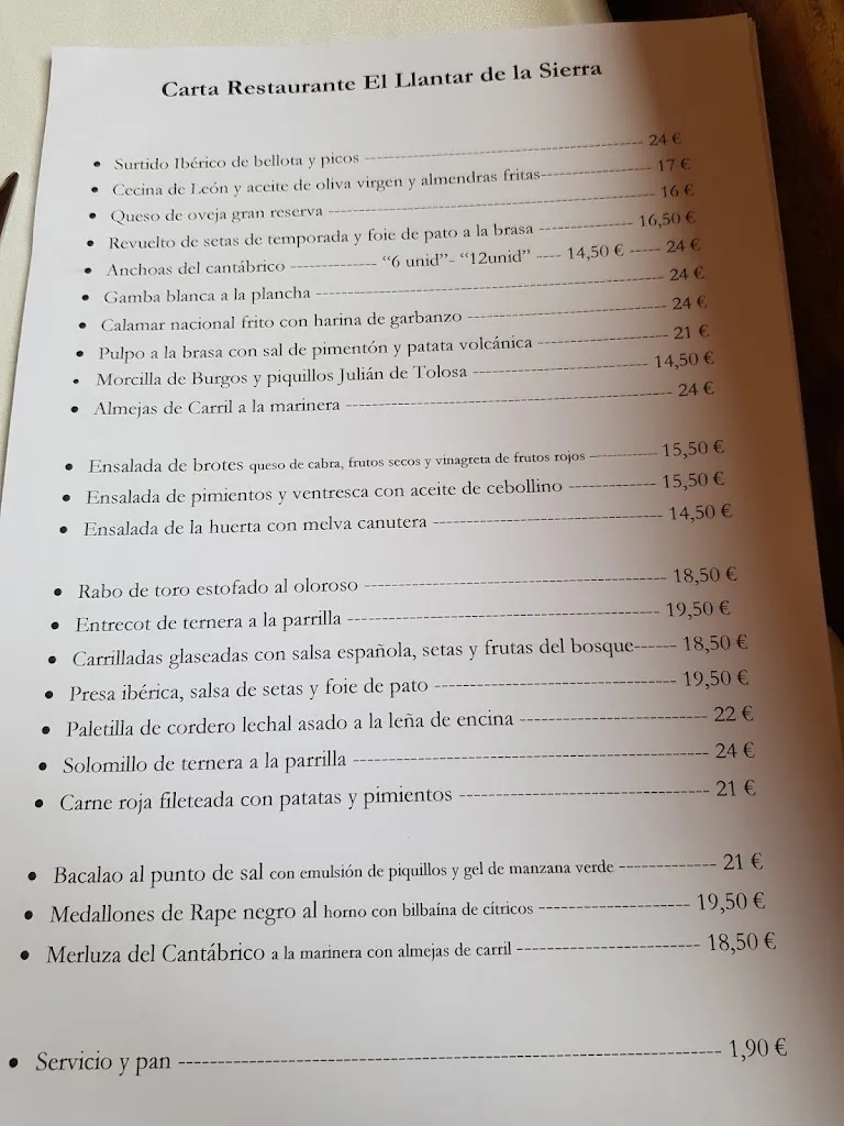Menu_El Llantar de la Sierra_Guadalix de la Sierra_image_1