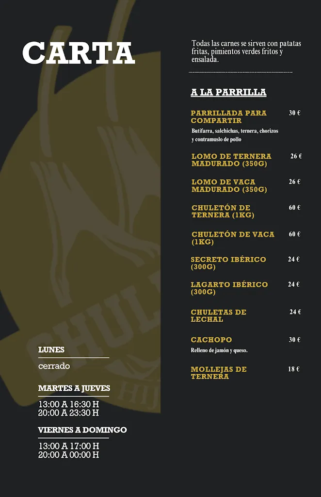 Menu_Chuleta City Hijos De La Brasa Manzanares El Real_Manzanares el Real_image_3