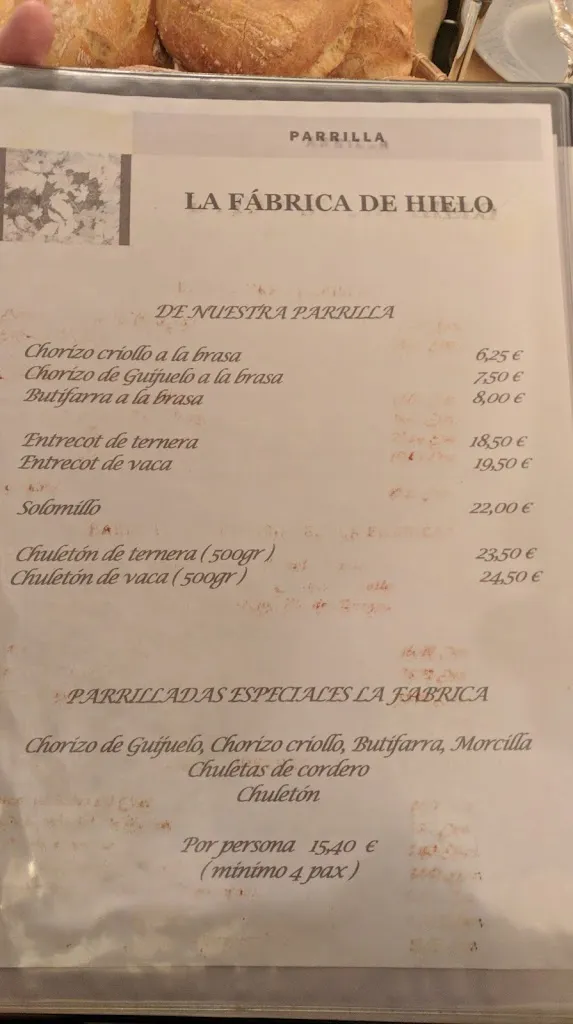 Menu_Restaurante La Fábrica de Hielo_Molinos Los_image_4