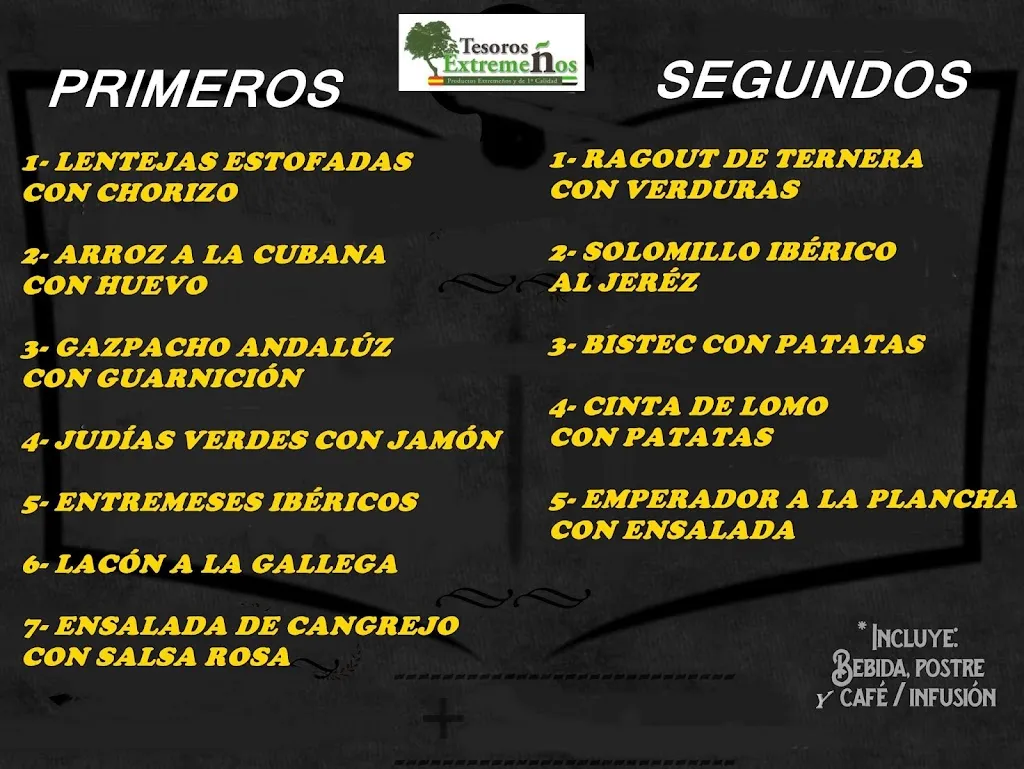Menu_Restaurante Tesoros Extremeños_Mejorada del Campo_image_4