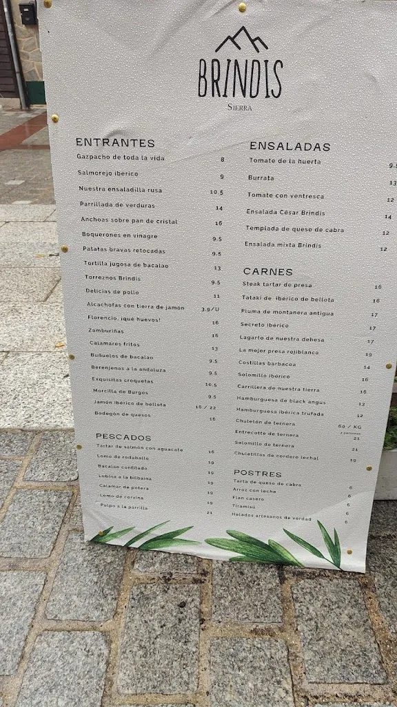 Menu_Brindis Sierra_Miraflores de la Sierra_image_3