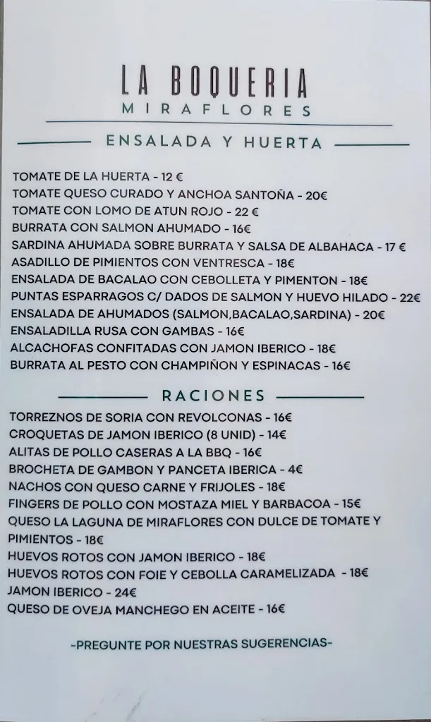 Menu_La Boqueria_Miraflores de la Sierra_image_1