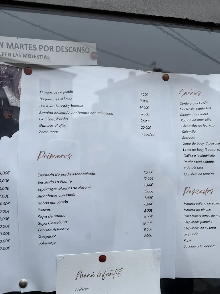 Menu_Asador La Fuente_Miraflores de la Sierra_image_1