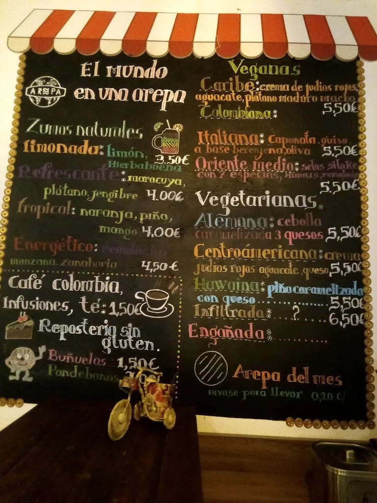 Menu_El Mundo en Una Arepa_Montejo de la Sierra_image_3