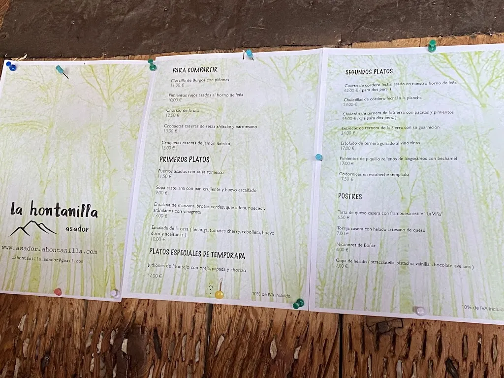 Menu_Restaurante asador La Hontanilla_Montejo de la Sierra_image_2