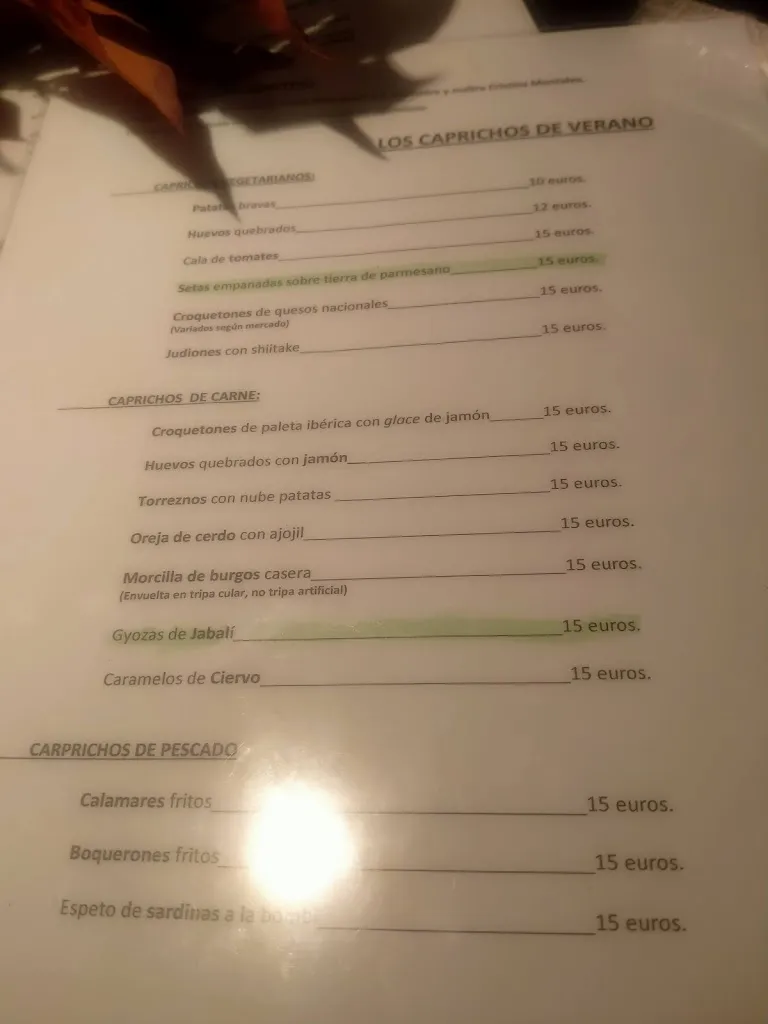 Menu_El Capricho de Montejo_Montejo de la Sierra_image_3