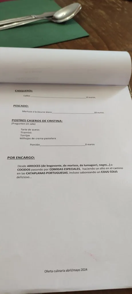Menu_El Capricho de Montejo_Montejo de la Sierra_image_4
