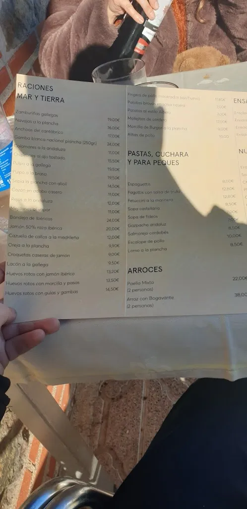 Menu_Restaurante El Albero_Moraleja de Enmedio_image_1