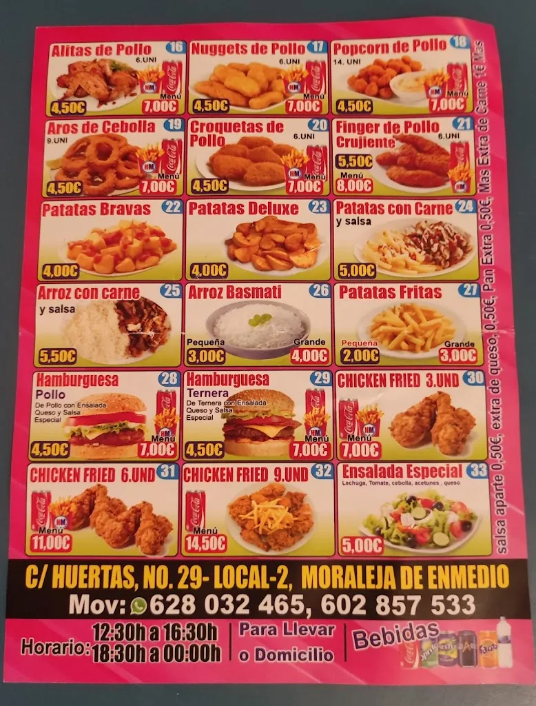 Menu_Döner Kebab & Fast Food , Pizzeria_Moraleja de Enmedio_image_2