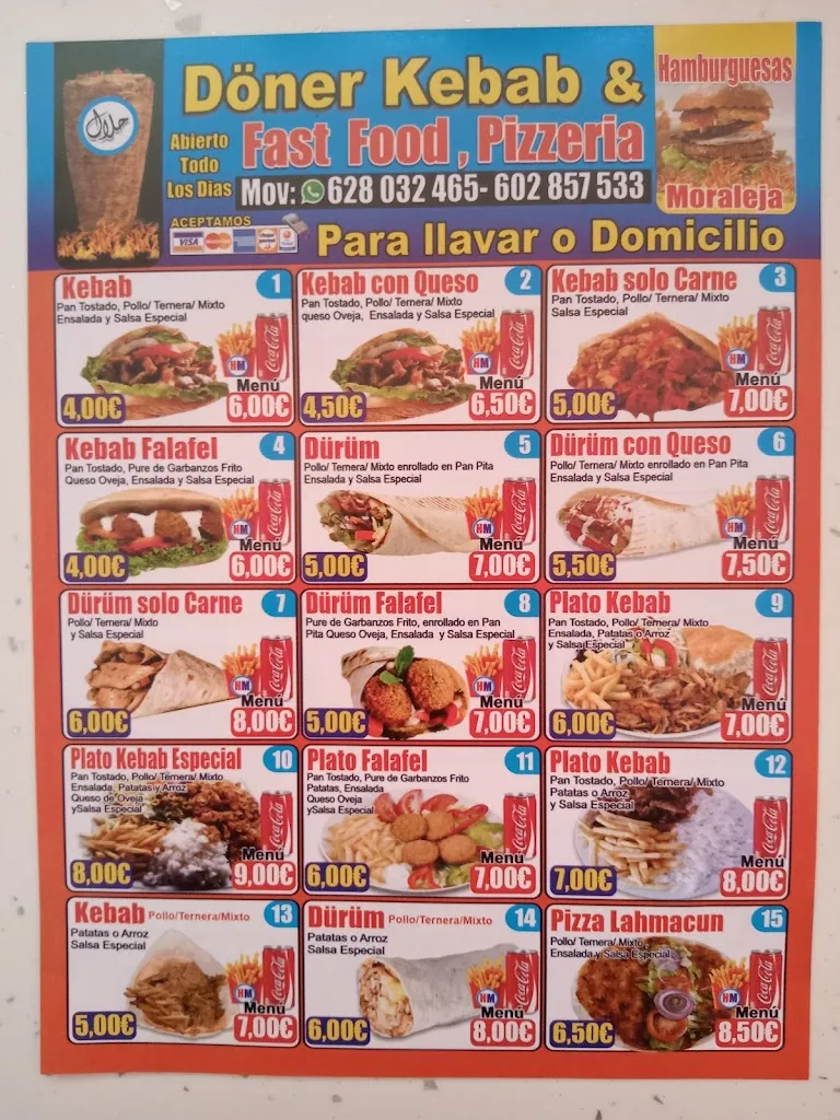 Menu_Döner Kebab & Fast Food , Pizzeria_Moraleja de Enmedio_image_4