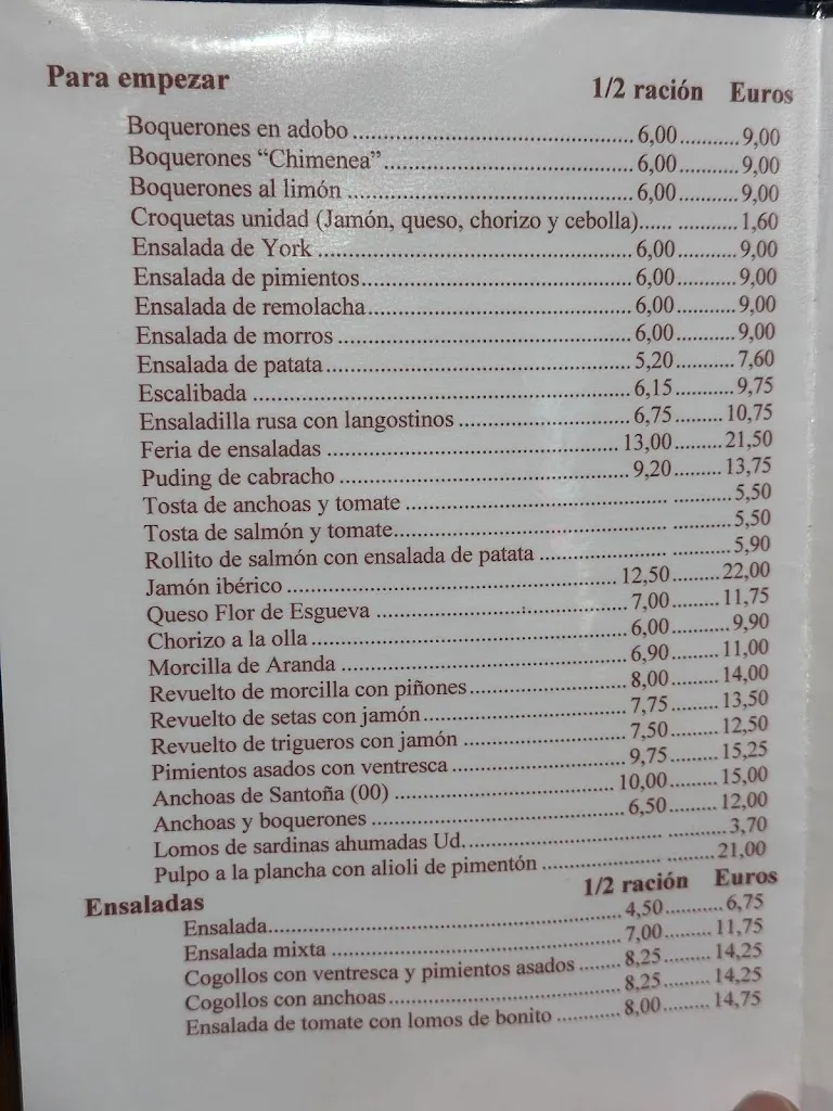 Menu_La Chimenea_Guadarrama_image_3