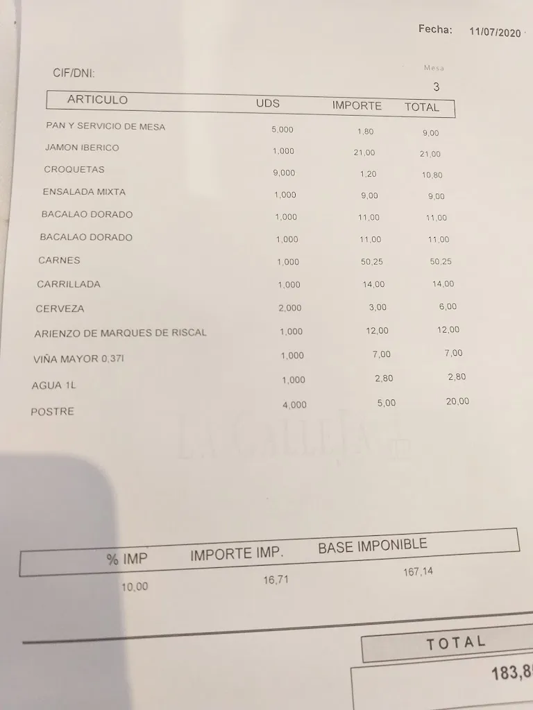 Menu_La Calleja de Guadarrama._Guadarrama_image_4