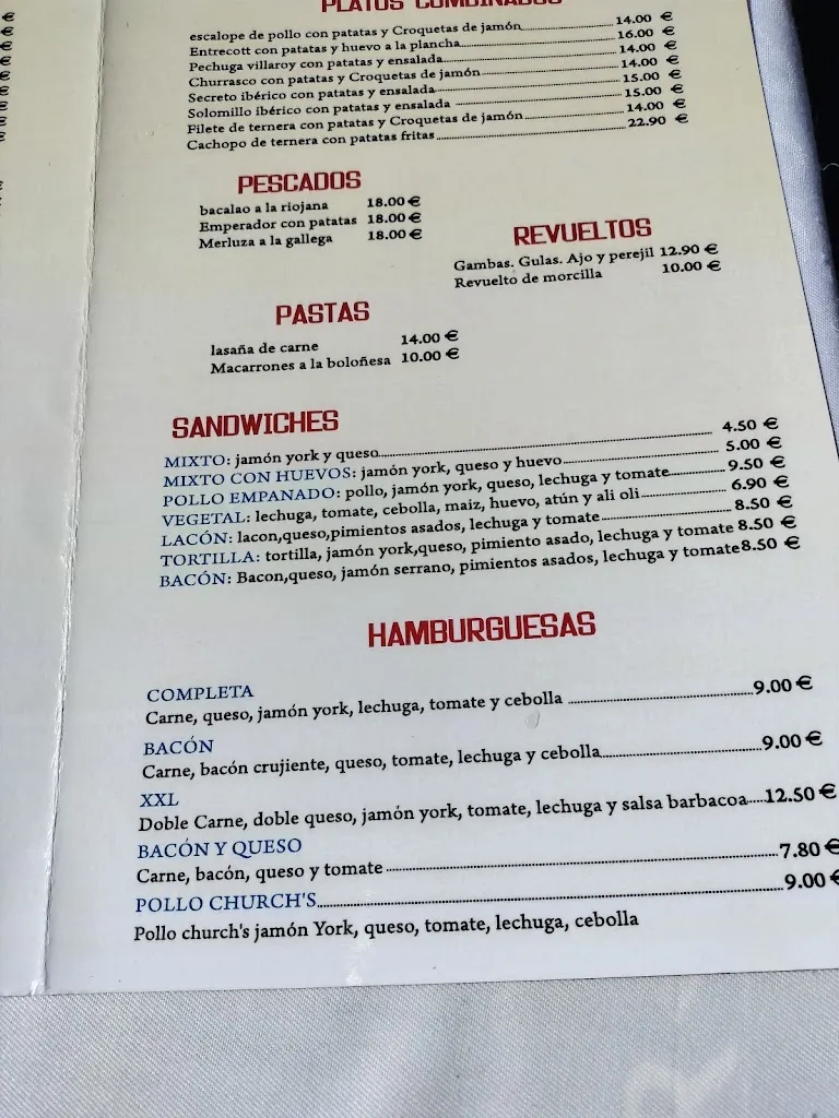 Menu_La Brisa de Guadarrama_Guadarrama_image_4