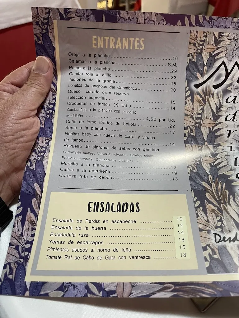 Menu_El Madrileño_Guadarrama_image_4