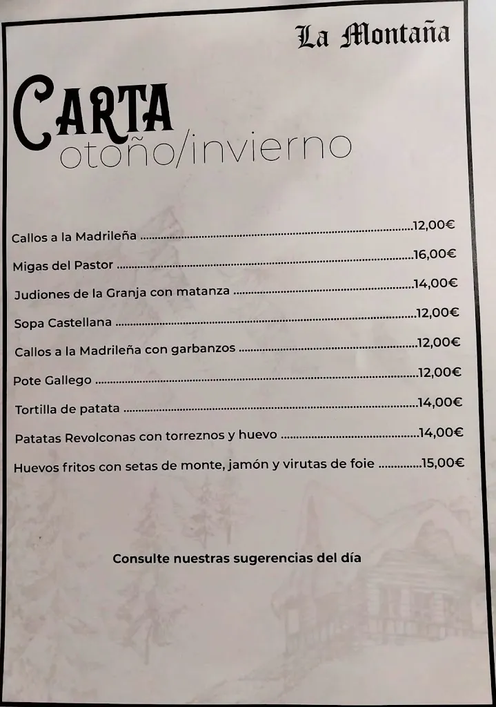 Menu_Restaurante La Montaña_Guadarrama_image_1