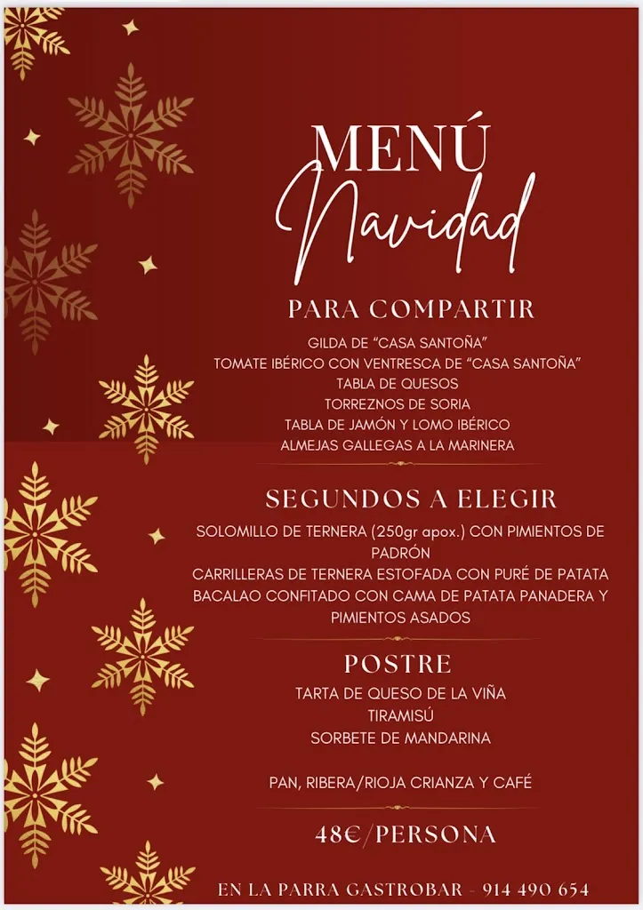 Menu_En la Parra - Gastrobar_Guadarrama_image_1