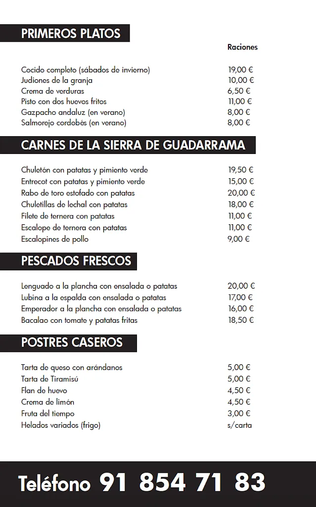 Menu_Casa Pozas Tartajo_Guadarrama_image_1