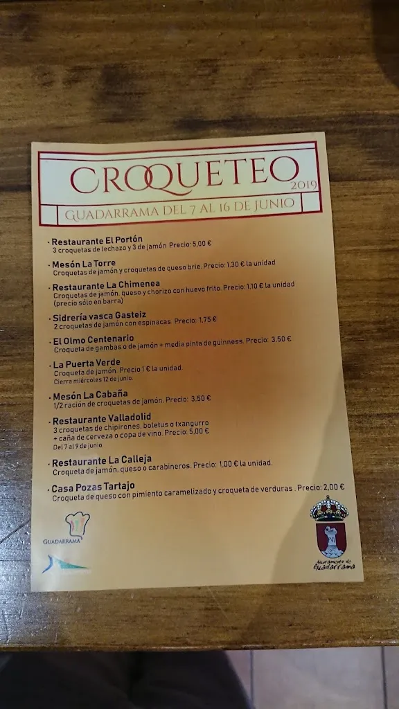 Menu_Casa Pozas Tartajo_Guadarrama_image_3