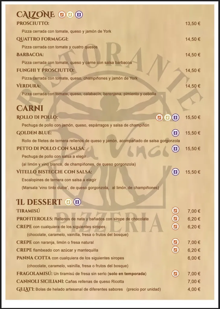 Menu_Ristorante Pizzeria Da Vinci_Guadarrama_image_3