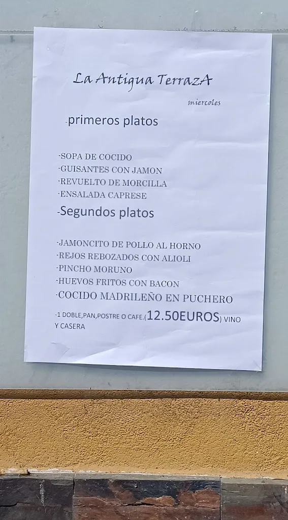 Menu_La Antigua Terraza_Guadarrama_image_1