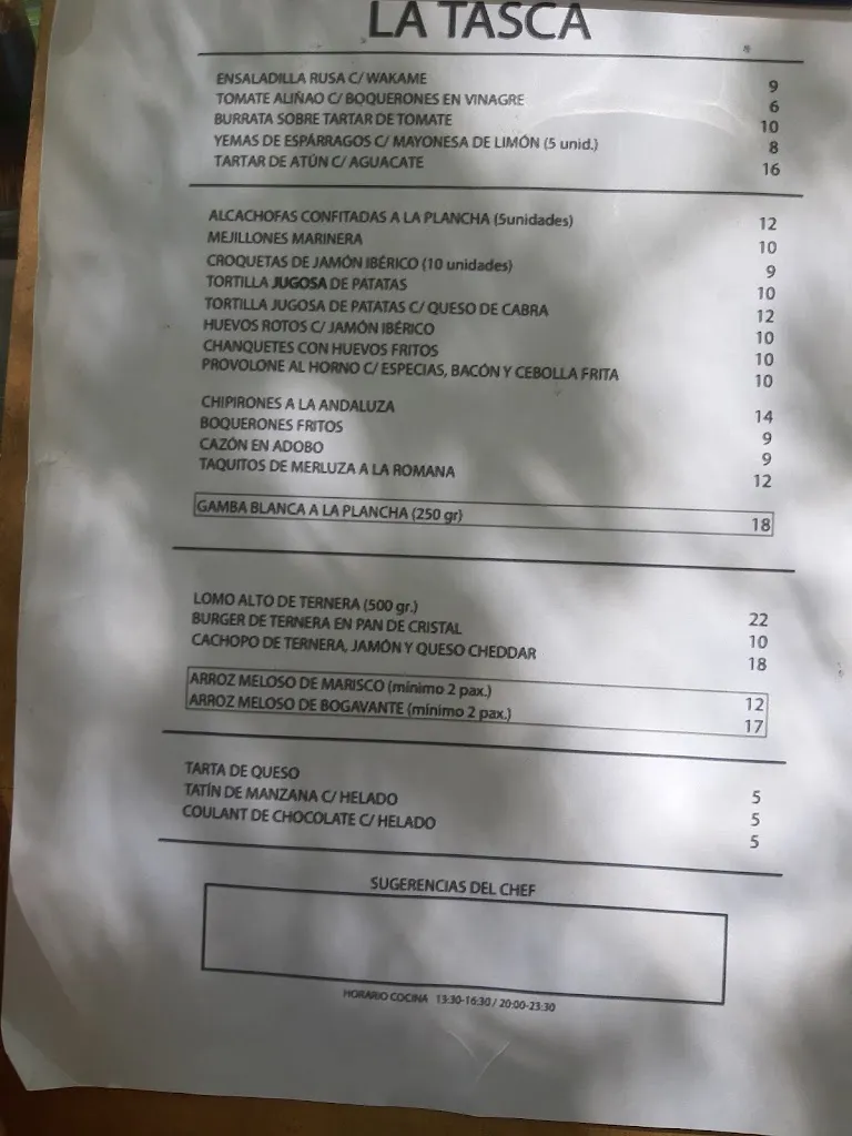 Menu_La Tasca Guadarrama_Guadarrama_image_4