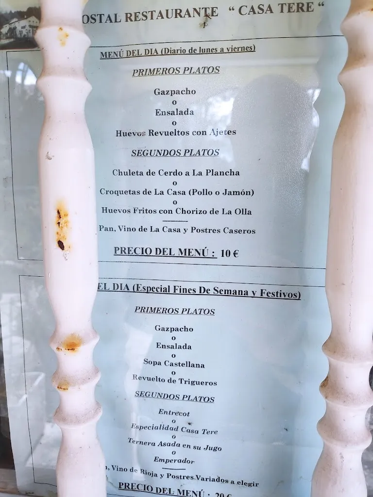 Casa Tere_Guadarrama_menu_image_1