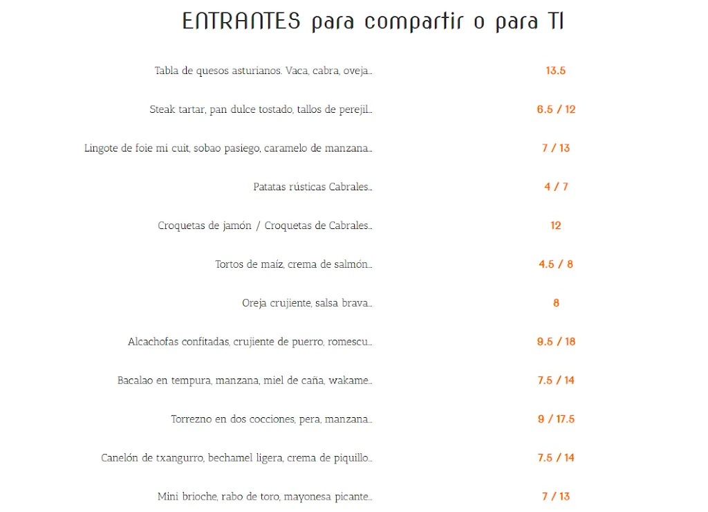 Menü_El Asturiano_Meco_Bild_1