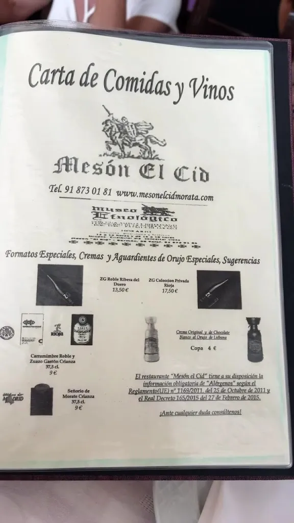Menu_Mesón El Cid_Morata de Tajuña_image_4