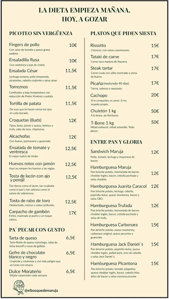 Menu_Quiosco el Bosque de Maruja_Morata de Tajuña_image_1