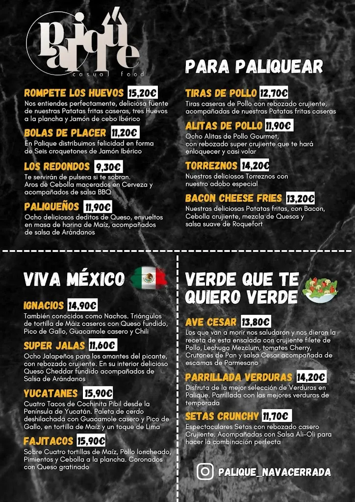 Menu_Palique Navacerrada_Navacerrada_image_2