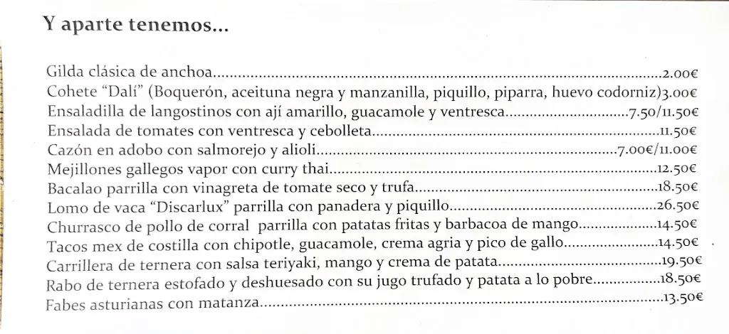 Menu_El Rumba_Navacerrada_image_4