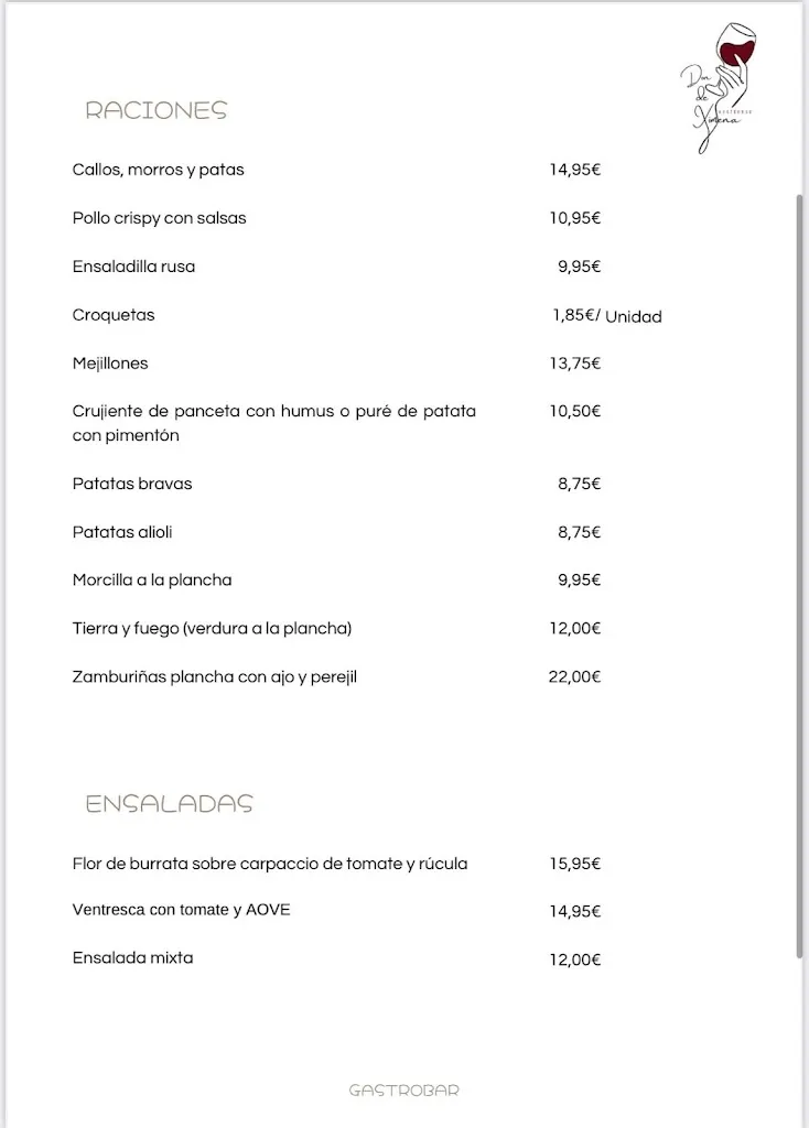 Menu_DonDeXimena Gastrobar_Navarredonda y San Mamés_image_2