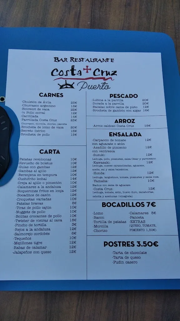 Menu_Costa Cruz Puerto_Navas del Rey_image_2