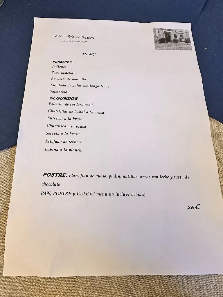 Menu_La casa vieja de Baztán_Nuevo Baztán_image_1
