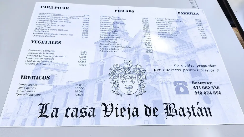 Menu_La casa vieja de Baztán_Nuevo Baztán_image_2