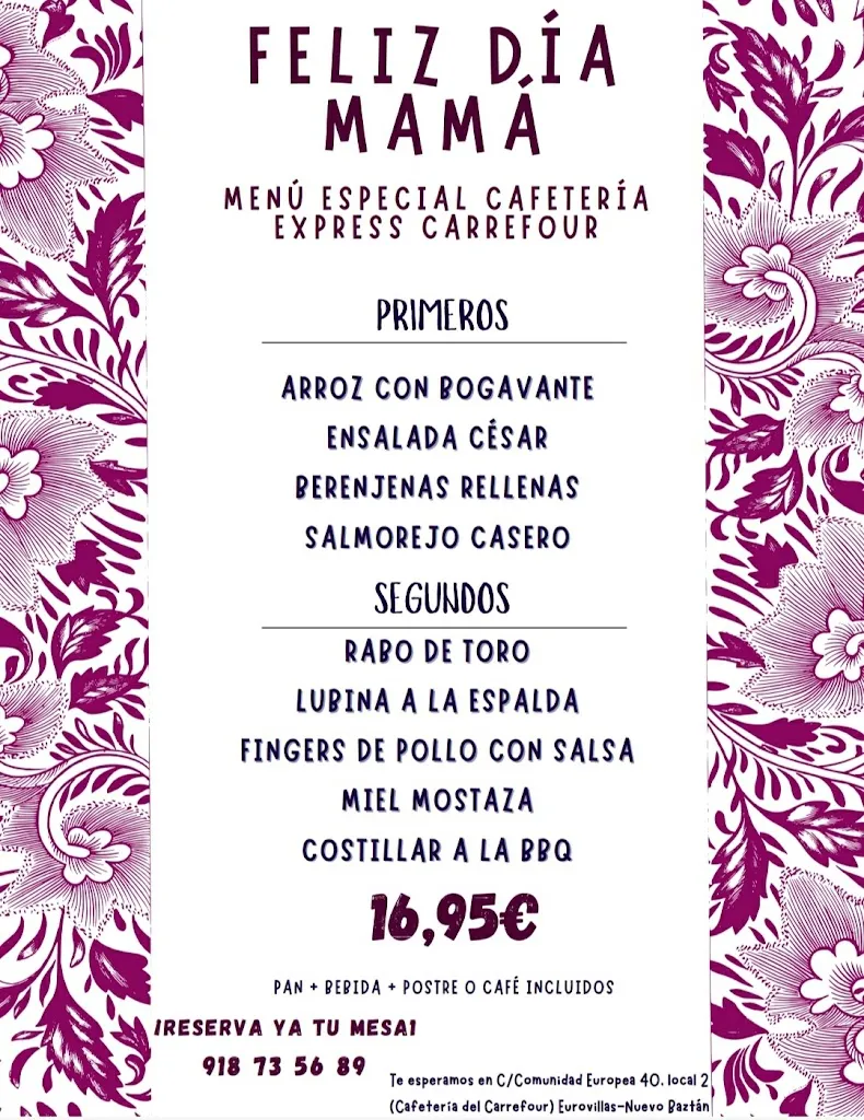 Menu_Restaurante Cafetería Express bar cafetería Eurovillas _Nuevo Baztán_image_3