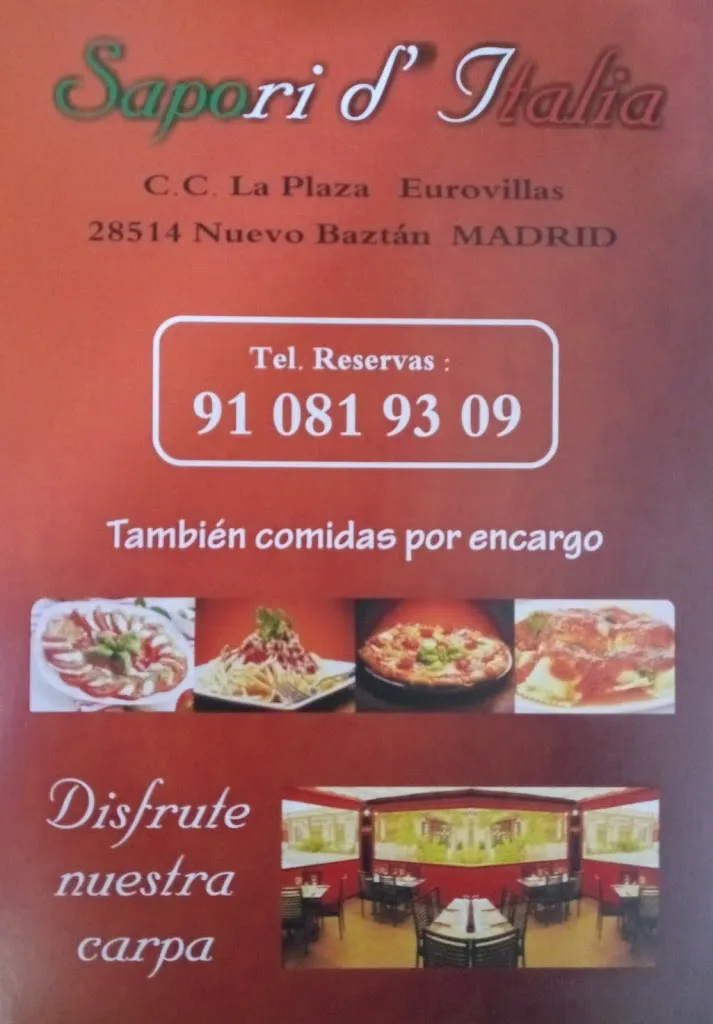 Menu_Sapori d'Italia_Nuevo Baztán_image_1